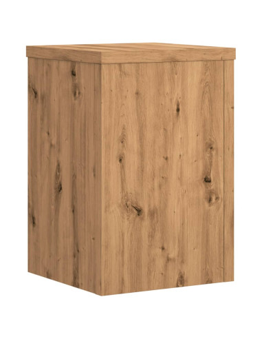 Supporti per Piante 2 pz Rovere 25x25x35 cm in Multistrato