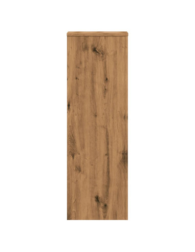 Supporto per Piante Rovere Artigianale 33x33x100 cm Truciolato