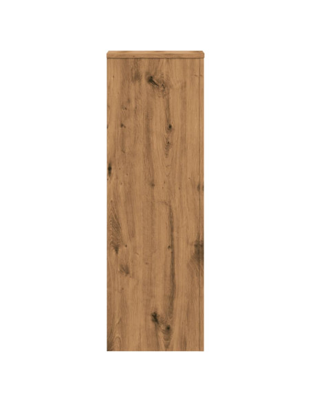 Supporto per Piante Rovere Artigianale 33x33x100 cm Truciolato
