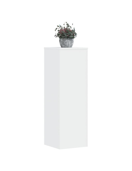 Supporto per Piante Bianco 33x33x100 cm in Truciolato