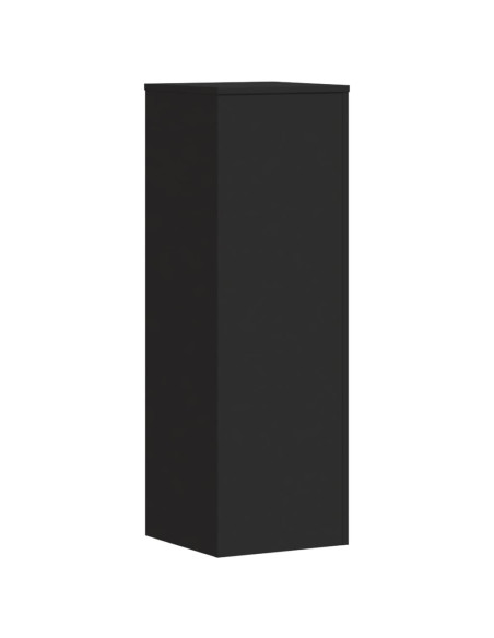 Supporti per Piante 2 pz Neri 33x33x100 cm Legno Multistrato