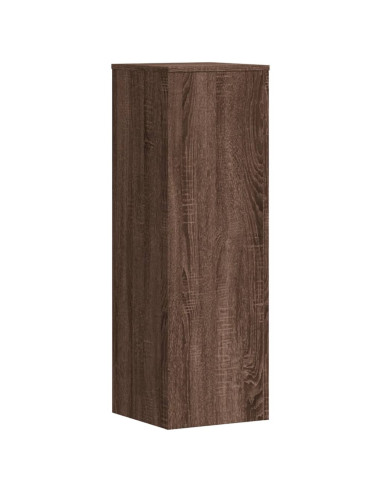 Supporti per Piante 2 pz Rovere Marrone 33x33x100cm Multistrato