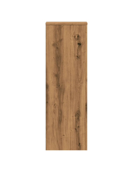 Supporti Piante 2 pz Rovere Artigianale 33x33x100cm Multistrato