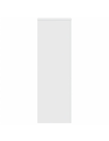 Supporti per Piante 2 pz Bianchi 33x33x100 cm Legno Multistrato