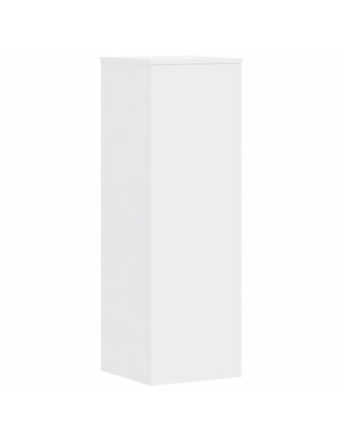 Supporti per Piante 2 pz Bianchi 33x33x100 cm Legno Multistrato