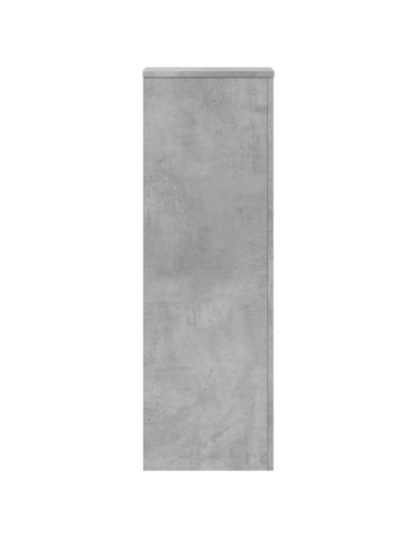 Supporti per Piante 2 pz Grigio Cemento 33x33x100cm Multistrato