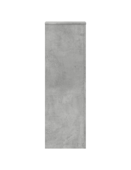 Supporti per Piante 2 pz Grigio Cemento 33x33x100cm Multistrato