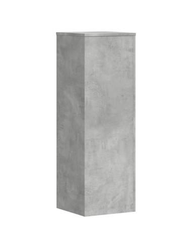 Supporti per Piante 2 pz Grigio Cemento 33x33x100cm Multistrato
