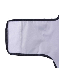 Impermeabile per Cani con Strisce Riflettenti Poliestere XS