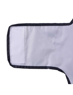 Impermeabile per Cani con Strisce Riflettenti Poliestere L