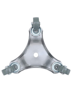 Rulli per Mobili 4 pz 16x14,5x5,5 cm in Acciaio 180 kg