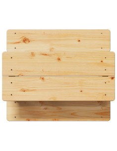 Tavolo per Bambini con Panche IRUN 90x79,5x50 cm Legno Massello