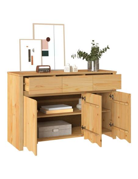 Credenza ""DRAMMEN"" 114x43x75,5 cm Legno massello di pino