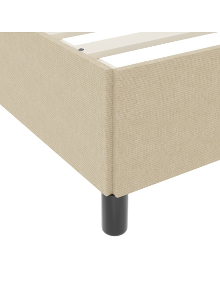 Struttura Letto Verde Chiaro Grigio 80x200 cm in Tessuto CORDURO