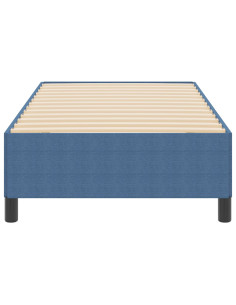 Letto a molle Blu 90 x 190 cm Velluto