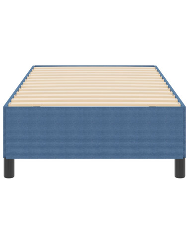 Letto a molle Blu 90 x 190 cm Velluto