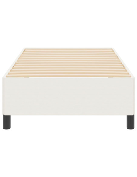 Struttura Letto Crema 90x200 cm Tessuto Corduroy