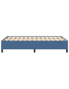 Letto a molle Blu 120 x 190 cm Velluto