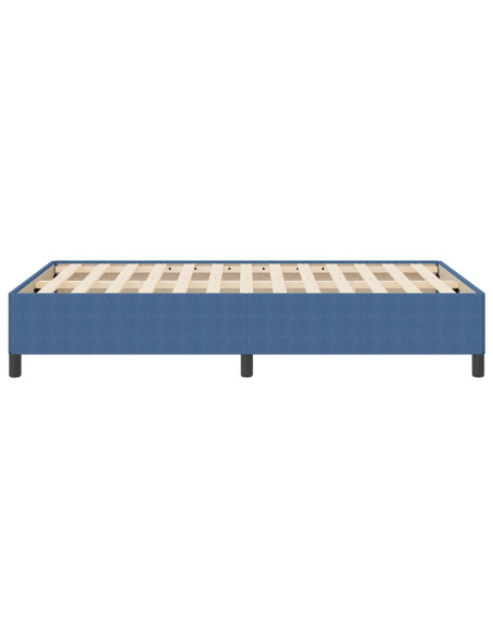 Letto a molle Blu 120 x 190 cm Velluto