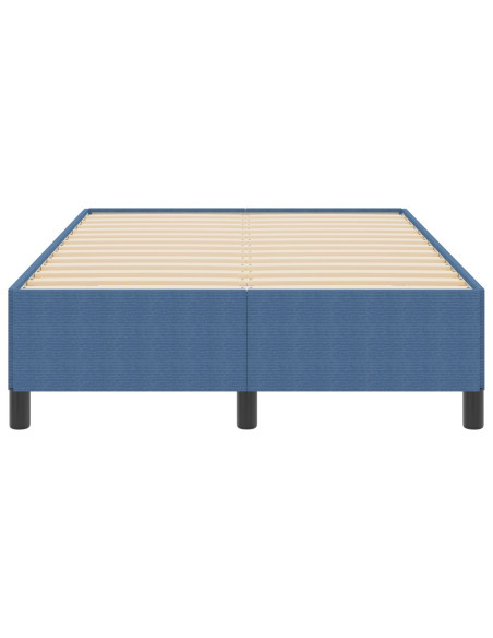 Letto a molle Blu 120 x 200 cm Velluto