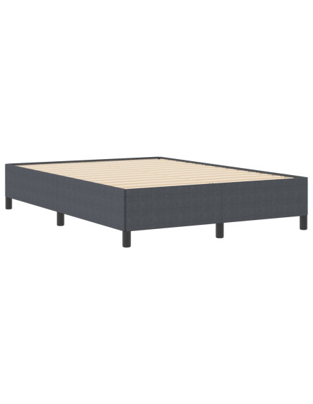 Struttura Letto Grigio Scuro 140x200 cm in Tessuto Corduroy