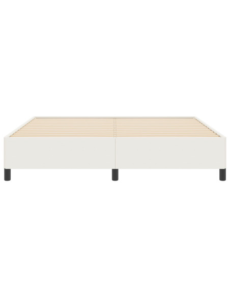 Struttura Letto Crema 180x200 cm in Tessuto Corduroy