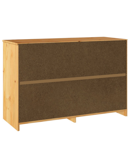 Comò ""DRAMMEN"" 111x43x73,5 cm Legno Massello di Pino
