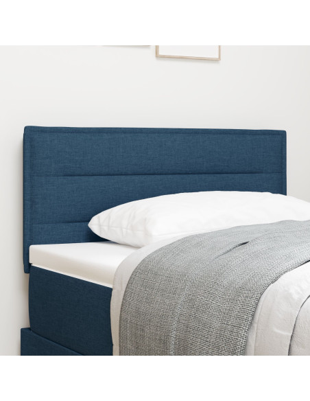 Testiera  Design Lines Blu 80 cm Tessuto