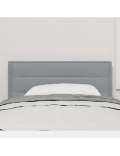 Testiera con testiera Grigio chiaro 90 cm Pelle Sintetica