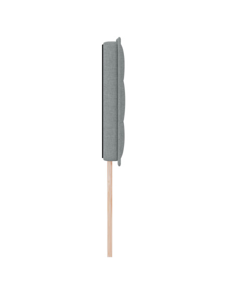 Testiera  Design Lines Grigio Chiaro 180 cm Tessuto