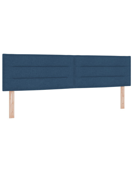Testiera  Design Linee Blu 180 cm Tessuto