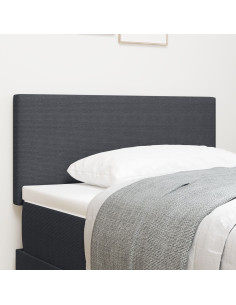 Testiera con testiera Grigio scuro 80 cm Pelle Sintetica