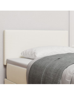 Testiera con testiera Crema 90 cm Pelle Sintetica