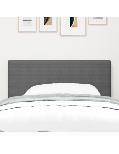 Testiera con testiera Grigio chiaro 100 cm Pelle Sintetica