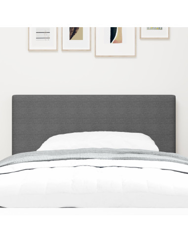 Testiera con testiera Grigio chiaro 100 cm Pelle Sintetica