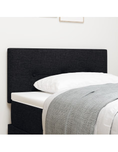 Testiera con testiera Nero 100 cm Pelle Sintetica