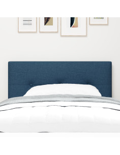 Testiera con testiera Blu 100 cm Pelle Sintetica