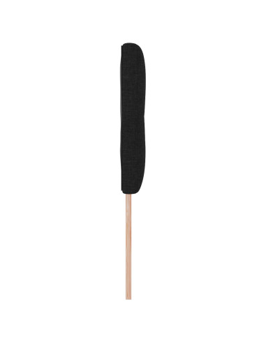 Testiera con testiera Nero 144 cm Pelle Sintetica