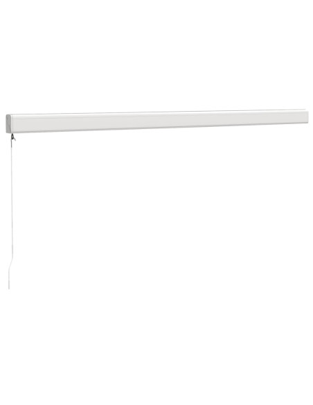 Tenda da Sole Retrattile Blu e Bianca 4x3 m Tessuto e Alluminio