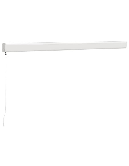Tenda da Sole Retrattile Crema 3x2,5 m in Tessuto e Alluminio