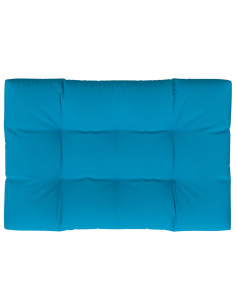 Cuscino per Pallet Blu 120x80x12 cm in Tessuto