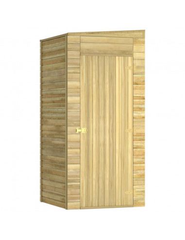 Capanno da Giardino 100x110x218 cm in Legno di Pino Impregnato