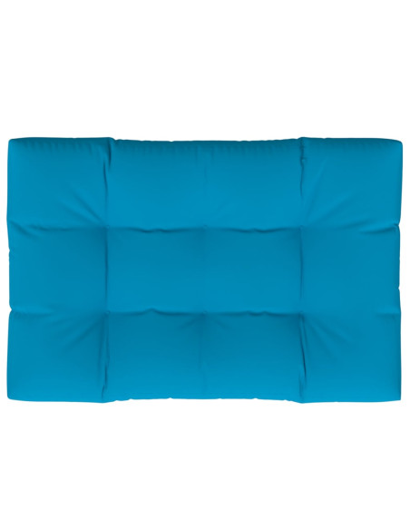 Cuscino per Pallet Blu 120x80x12 cm in Tessuto