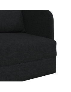 Divano letto 60cm Nero Tessuto