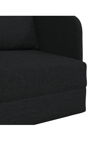 Divano letto 60cm Nero Tessuto