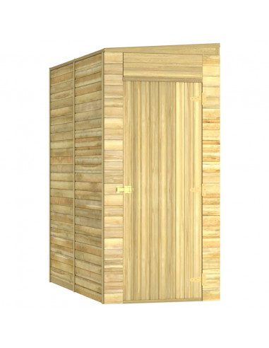 Capanno da Giardino 100x210x218 cm in Legno di Pino Impregnato