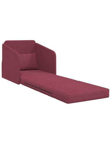 Divano letto 60cm Rosso Vino Tessuto
