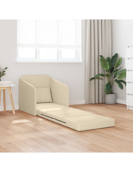 Divano letto 60cm Crema Tessuto