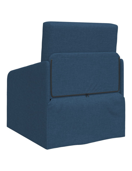 Divano Blu Poliestere 200 x 60 x 62 cm Durevole Divano Letto