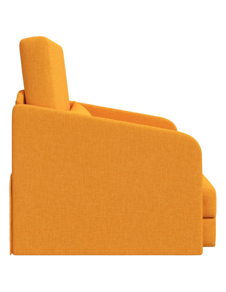 Divano Giallo Scuro Poliestere 200 x 60 x 62 cm Durevole